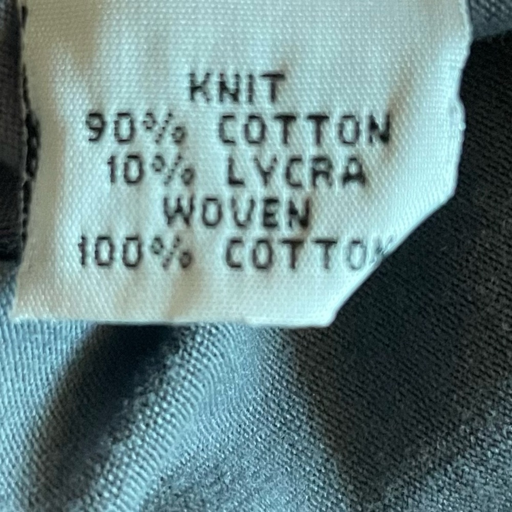 Luna Luz Belleza Dress Gray Gradient Lagenlook Off Shoulder Cotton M - Picture 10 of 10